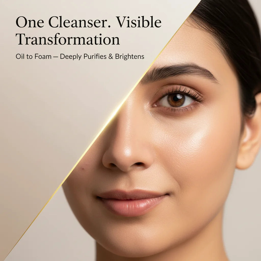 Oil to foam Cleanser