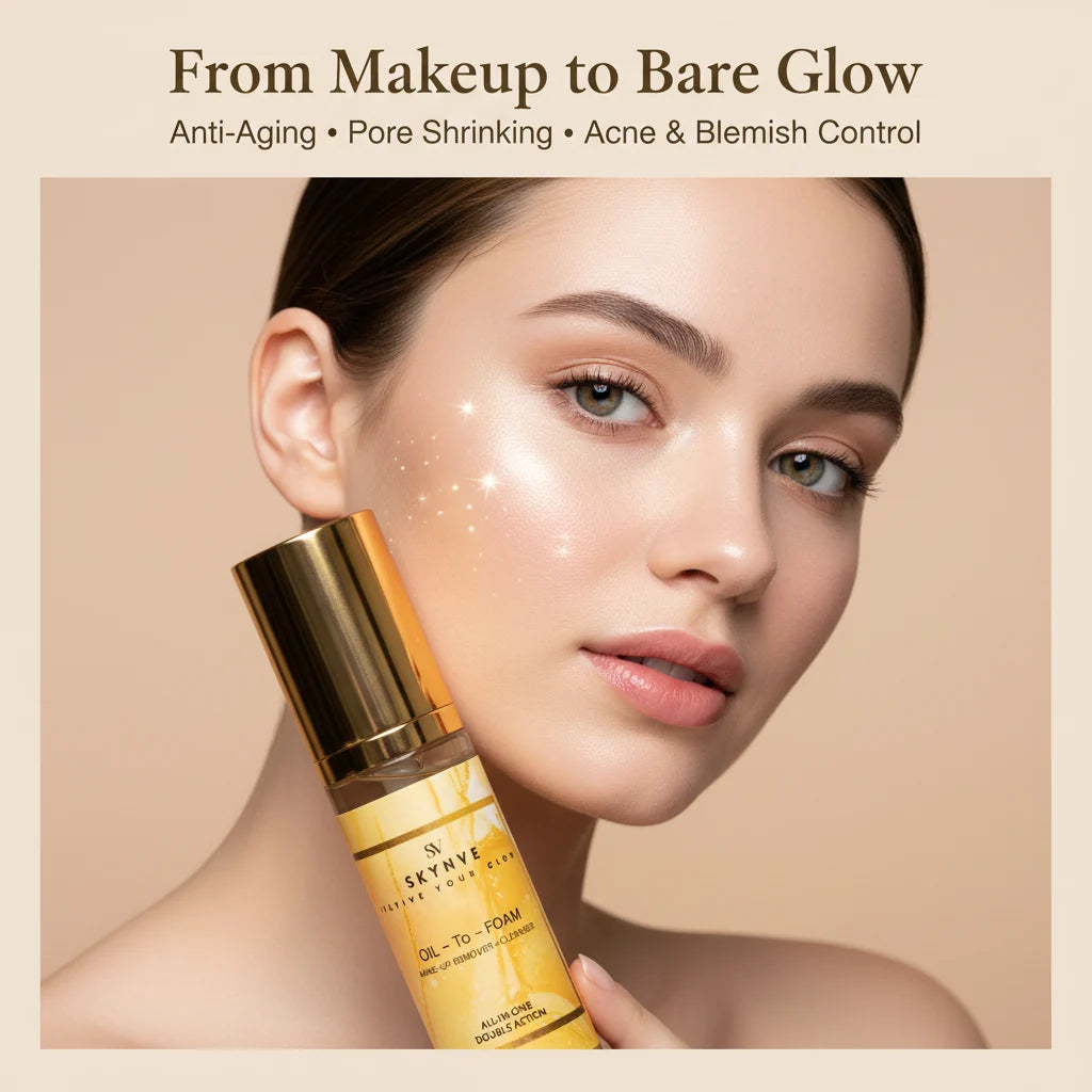 Oil to foam Cleanser